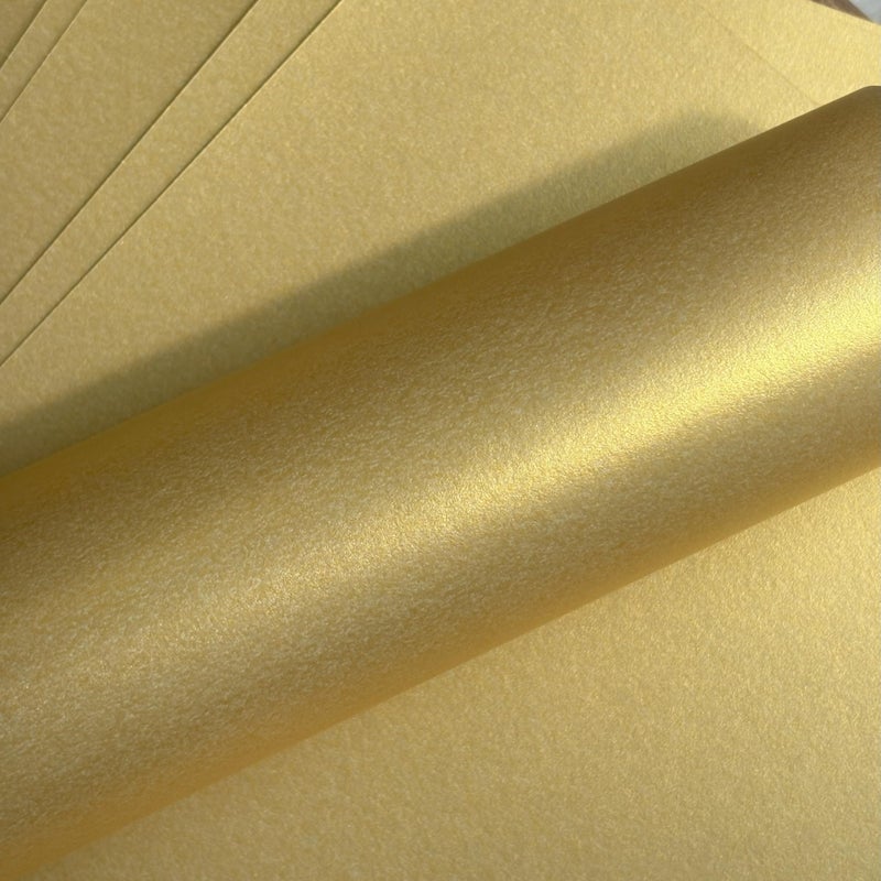 Syntego Premium Metallic Paper with Real Gold Pigments â€“ 120gsm (32lb Bond) Shimmer Certificate & Cardstock Sheets for Inkjet & Laser Printers â€“ For Awards, Diplomas, Invitations, Crafts & Gift Certificates - Image 5